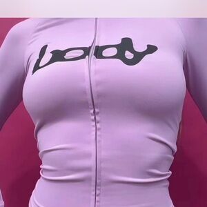 Body By Raven Tracy Lilac Set Size M Top and Bottoms (flare)- Light Lavender